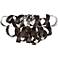 Quoizel Ribbons 22" Wide Western Bronze Ceiling Light