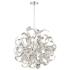 Quoizel Ribbons 23" Wide Crystal Chrome 12-Light Chandelier