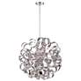 2_Quoizel Ribbons 23" Wide Polished Chrome 12-Light Pendant