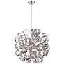 3_Quoizel Ribbons 23" Wide Polished Chrome 12-Light Pendant more views