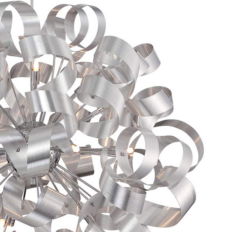 Image 2 Quoizel Ribbons 31" Wide Polished Chrome Pendant Light more views
