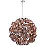 2_Quoizel Ribbons 31" Wide Satin Copper Pendant Light