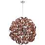3_Quoizel Ribbons 31" Wide Satin Copper Pendant Light more views