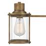 Quoizel Riggs 8 1/2" High Weathered Brass 2-Light Wall Sconce
