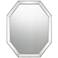Quoizel Riverdale Silver Leaf 24" x 30" Wall Mirror