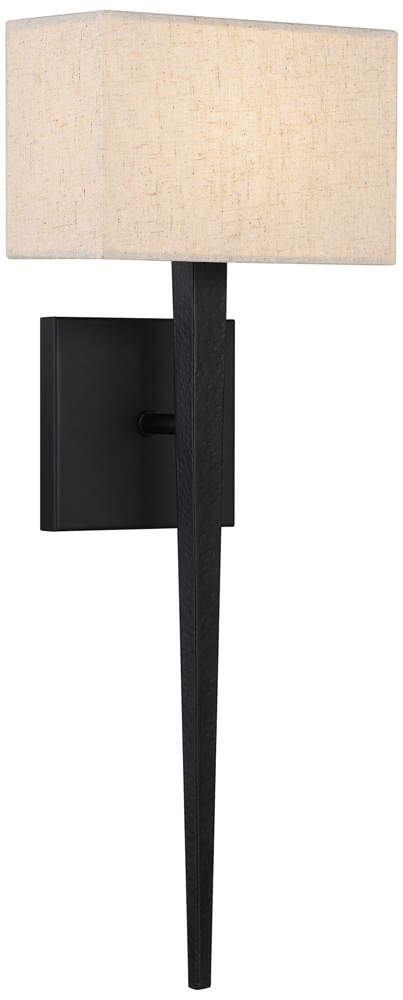 Image Quoizel Rochell 22 3/4" High Matte Black Wall Sconce