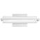 Quoizel Rosalie 13 3/4" Wide Brushed Aluminum LED Bath Light