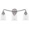 Quoizel Rover 24" Wide Antique Nickel 3-Light Bath Light