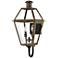 Quoizel Rue De Royal 23 1/2" High Bronze Outdoor Wall Light