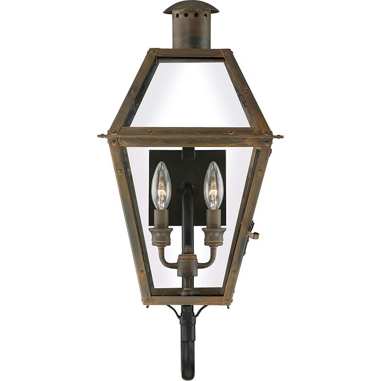 Image 2 Quoizel Rue De Royal 23 1/2" High Bronze Outdoor Wall Light more views