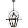 Quoizel Rue De Royal 23 1/2"H Bronze Outdoor Hanging Light