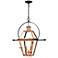 Quoizel Rue De Royal 23 1/2"H Copper Outdoor Hanging Lantern