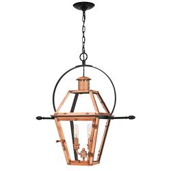 Quoizel Rue De Royal 23 1/2"H Copper Outdoor Hanging Lantern