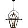 Quoizel Rue De Royal 29 1/2"H Copper Outdoor Hanging Light