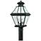 Quoizel Rutledge 20 1/2" High  Black Finish Lantern Outdoor Post Light