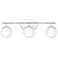 Quoizel Rydell 22"W Polished Chrome 3-Light LED Bath Light