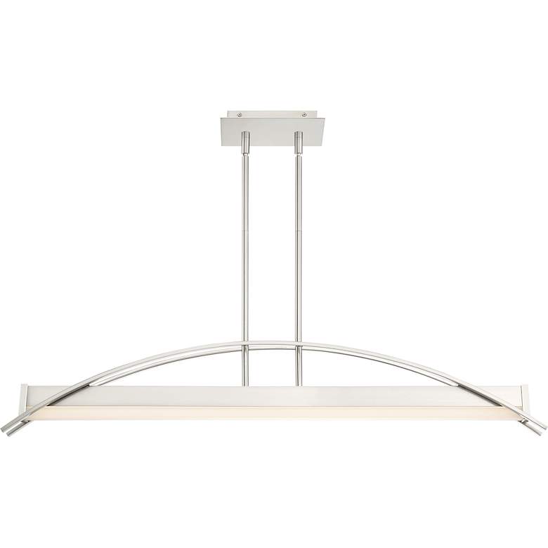 Image 2 Quoizel Sabre 39 1/4" Wide Brushed Nickel LED Chandelier more views