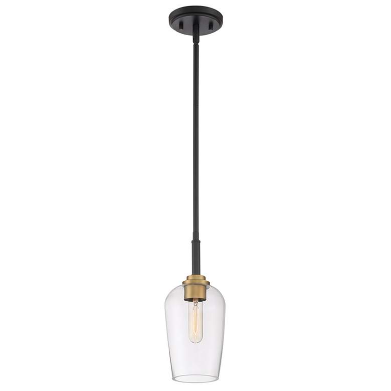 Image 2 Quoizel Sagamore 5 1/4" Wide Earth Black Mini Pendant