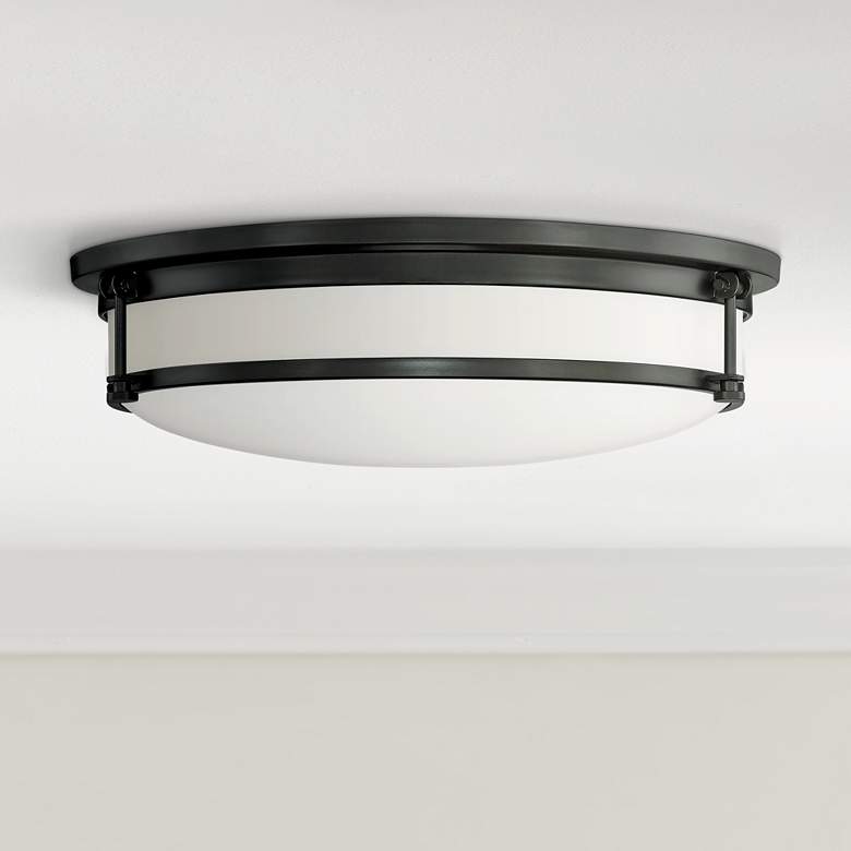 Image 1 Quoizel Sailor 20" Wide Western Bronze 4-Light Ceiling Light