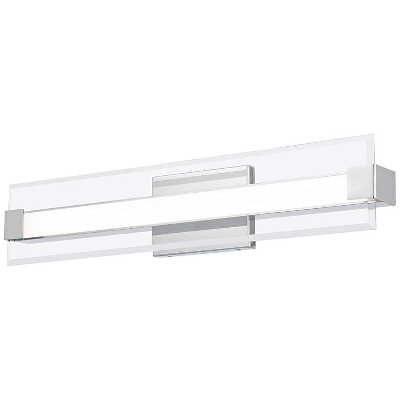 Image 1 Quoizel Salon 25" Wide Polished Chrome LED Bath Light