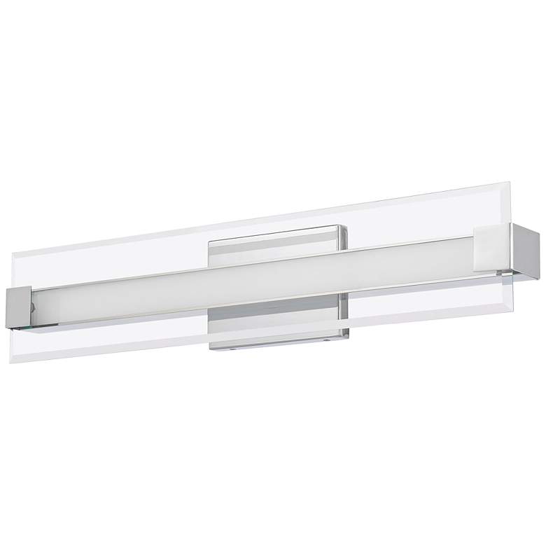 Image 2 Quoizel Salon 25" Wide Polished Chrome LED Bath Light more views
