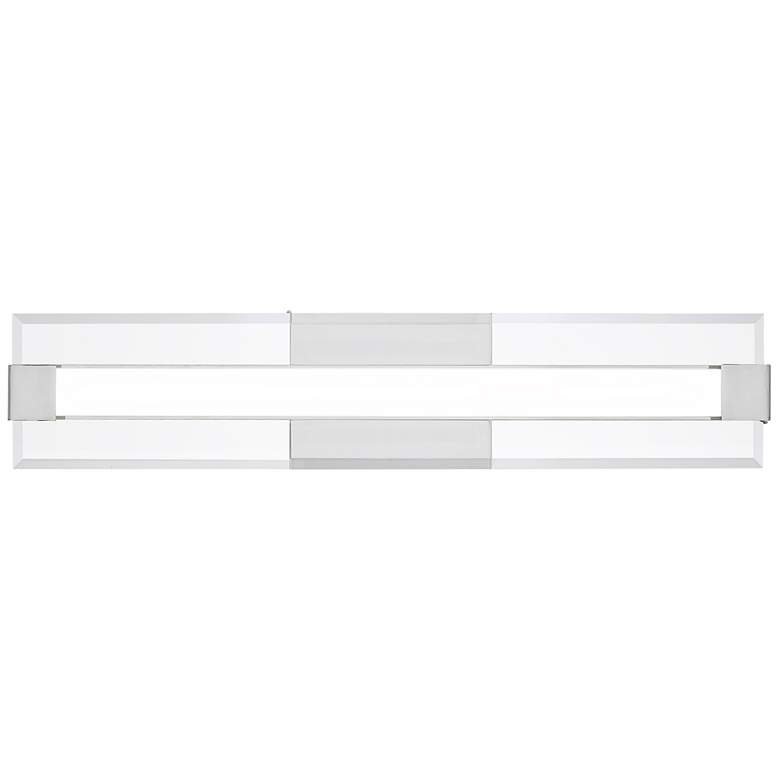 Image 3 Quoizel Salon 25" Wide Polished Chrome LED Bath Light more views