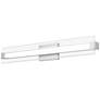 1_Quoizel Salon 32" Wide Polished Chrome LED Vanity Bath Light