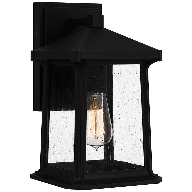 Image 2 Quoizel Satterfield 12 1/2" Marine Grade Matte Black Outdoor Lantern