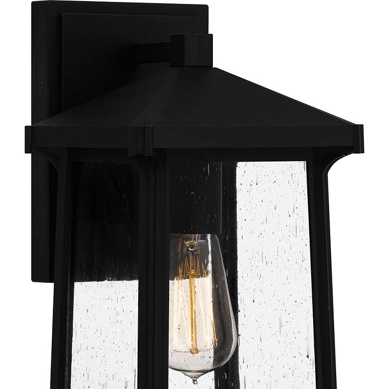 Image 5 Quoizel Satterfield 12 1/2" Marine Grade Matte Black Outdoor Lantern more views