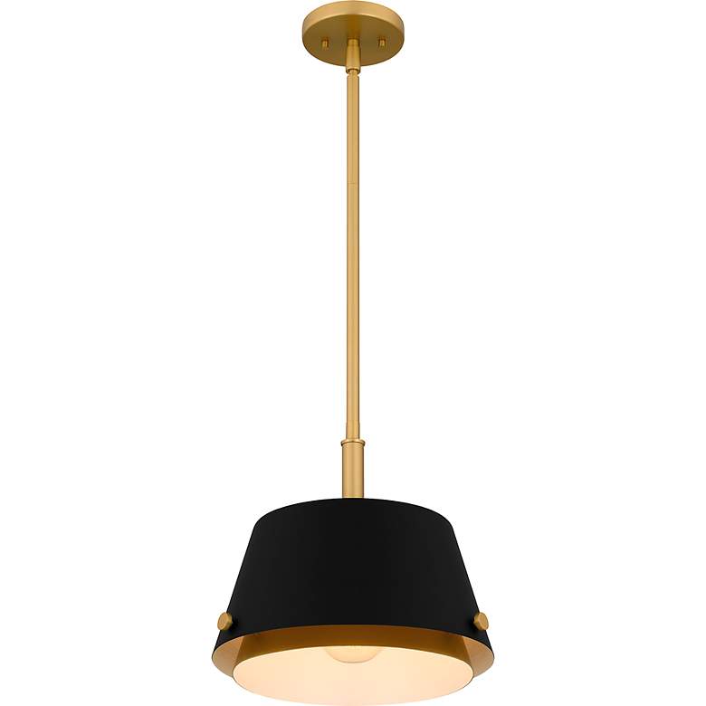 Image 7 Quoizel Scarlett 12 1/2"W Matte Black 2-Layer Mini Pendant more views