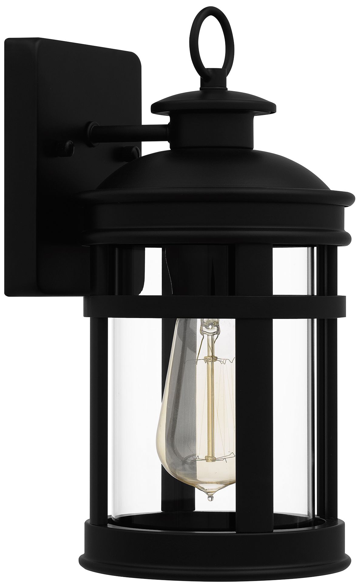 Quoizel Scout 12" High Matte Black Outdoor Wall Light