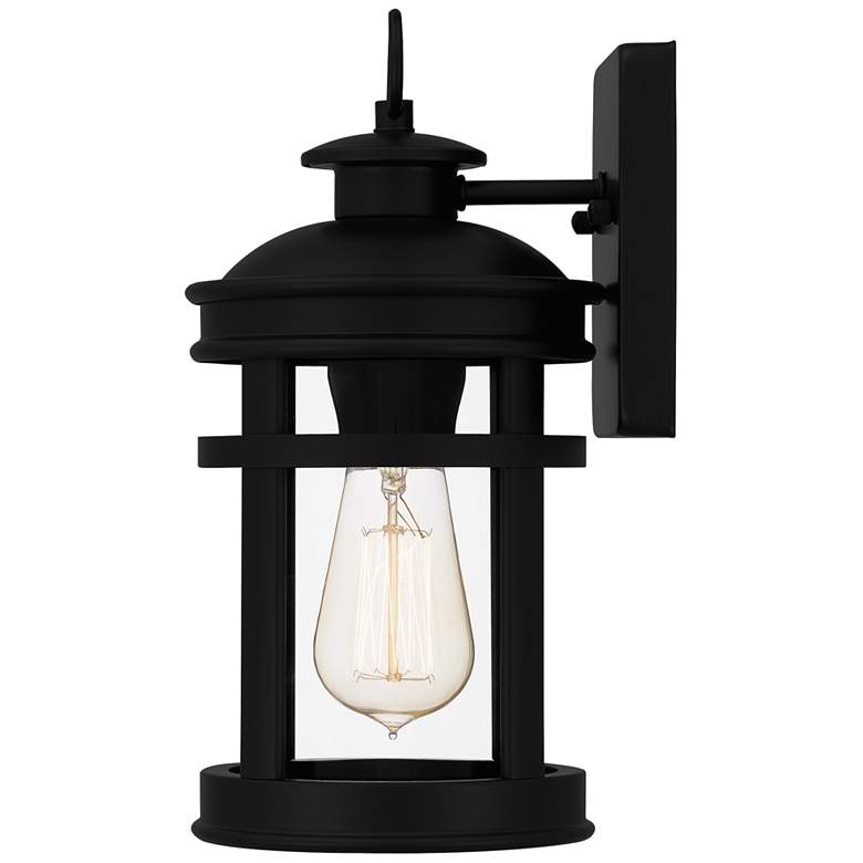 Image 6 Quoizel Scout 12" High Matte Black Outdoor Wall Light more views