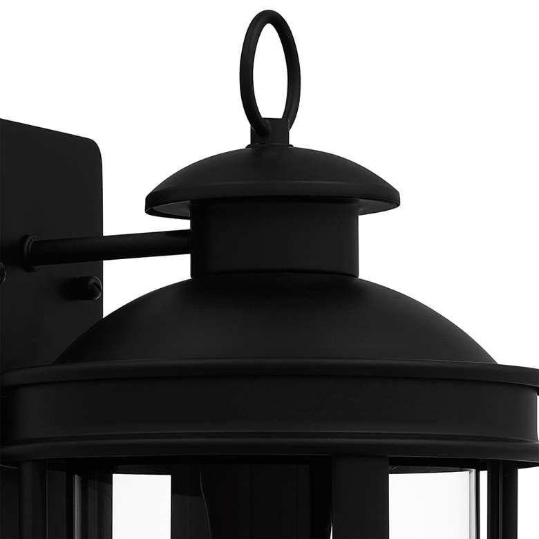 Image 4 Quoizel Scout 15 3/4 inch High Matte Black Outdoor Wall Light more views