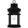 Quoizel Scout 15 3/4" High Matte Black Outdoor Wall Light in scene