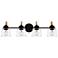 Quoizel Seabreeze 31" Wide Matte Black 4-Light Bath Light