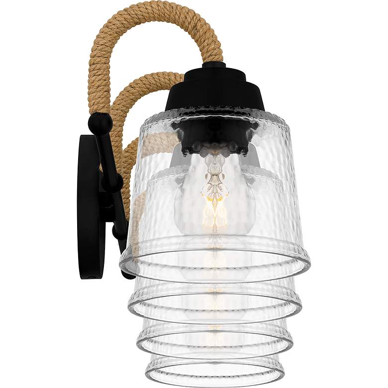 Image 6 Quoizel Seabreeze 31" Wide Matte Black 4-Light Bath Light more views