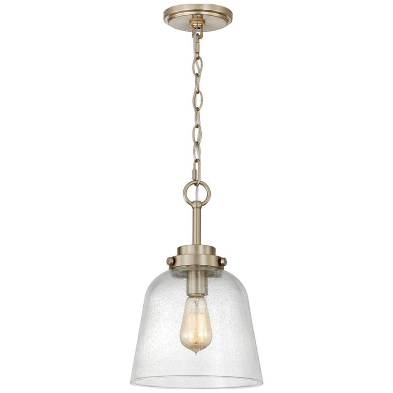 Image 1 Quoizel Seaton 9.5-in W Gold Mini Pendant