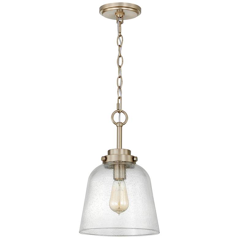 Image 2 Quoizel Seaton 9.5-in W Gold Mini Pendant more views