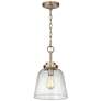 3_Quoizel Seaton 9.5-in W Gold Mini Pendant more views