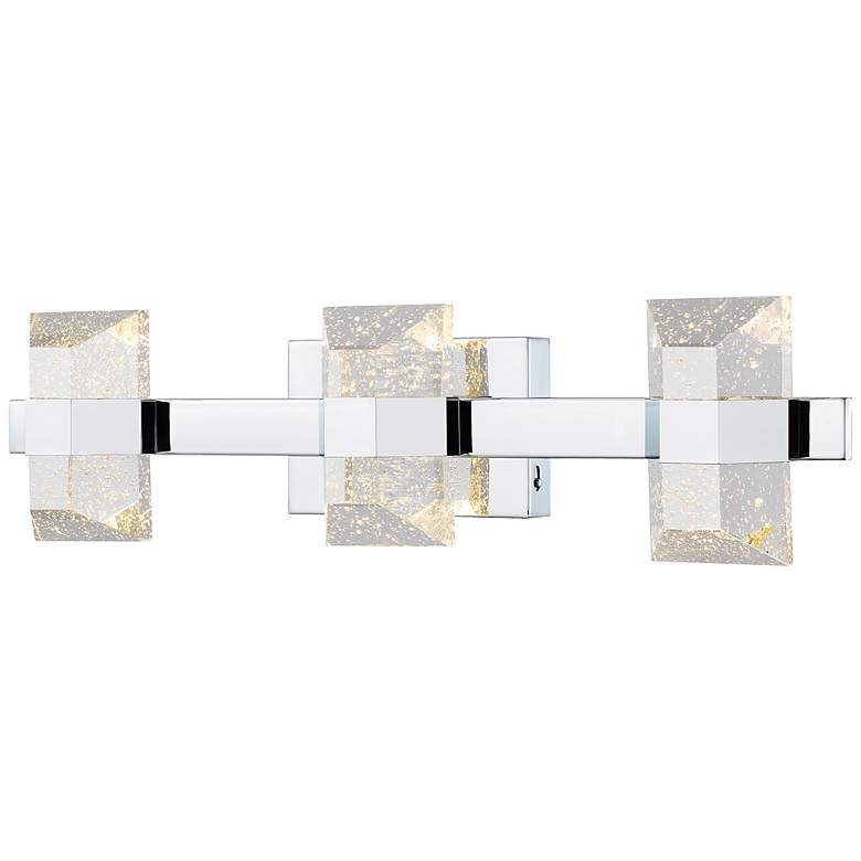 Image 7 Quoizel Selena 24"W Polished Chrome 3-Light LED Bath Light more views