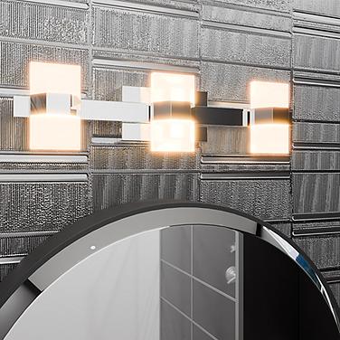 Quoizel Selena 24"W Polished Chrome 3-Light LED Bath Light