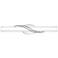 Quoizel Serenade 25 1/2" Chrome and Frosted Glass LED Vanity Light