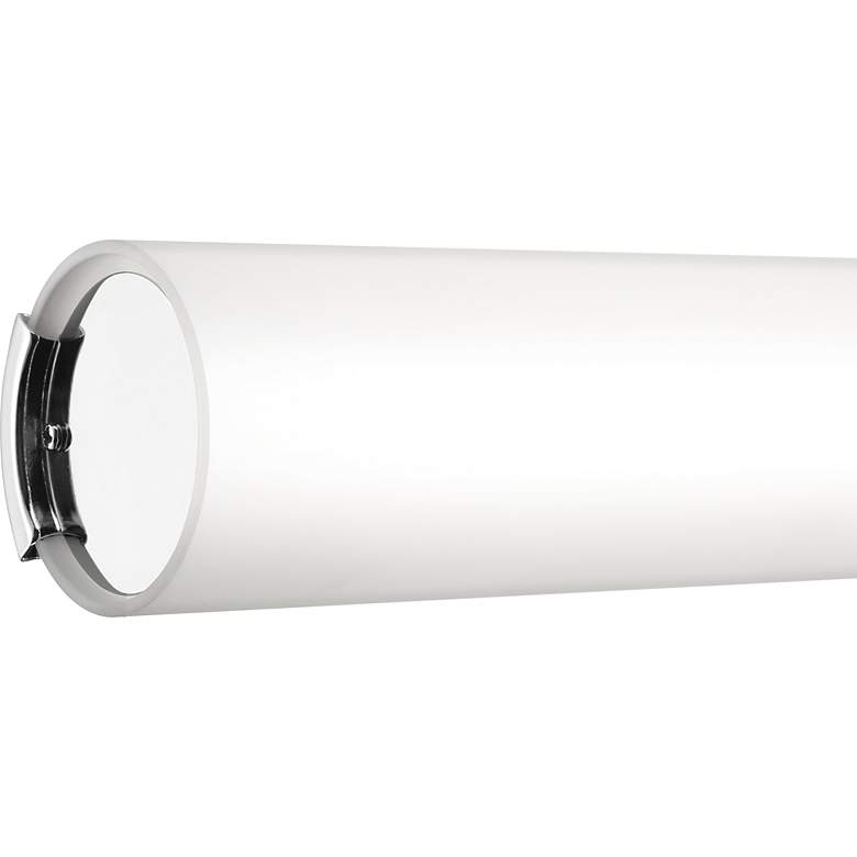Image 4 Quoizel Serenade 25 1/2" Chrome and Frosted Glass LED Vanity Light more views
