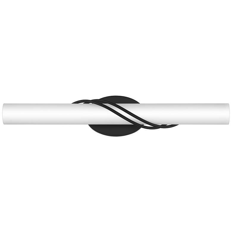 Image 2 Quoizel Serenade 25 1/4" Wide Black LED Bath Light