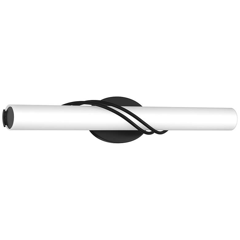 Image 3 Quoizel Serenade 25 1/4" Wide Black LED Bath Light more views