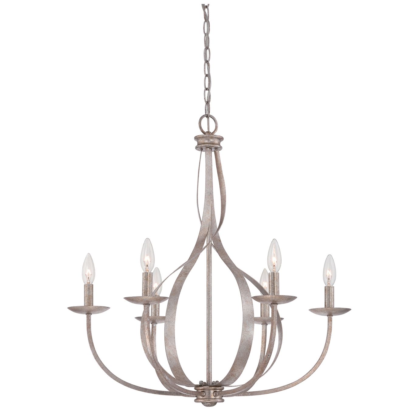 Image Quoizel Serenity 26 1/2"W Italian Fresco 6-Light Chandelier