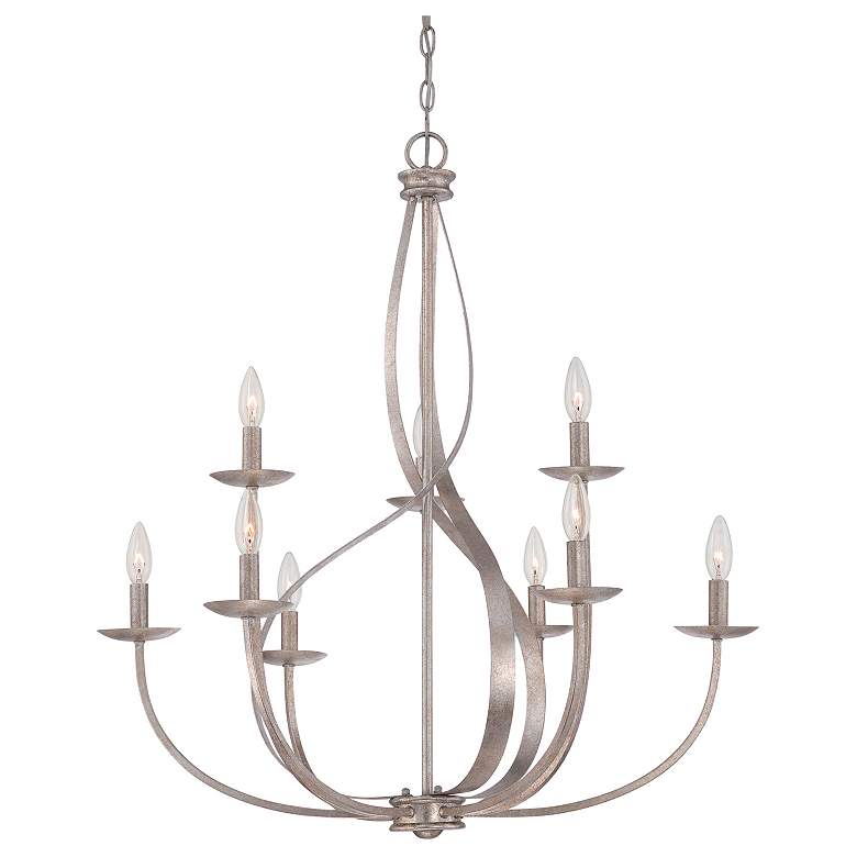Image 1 Quoizel Serenity 30" Wide Italian Fresco 9-Light Chandelier