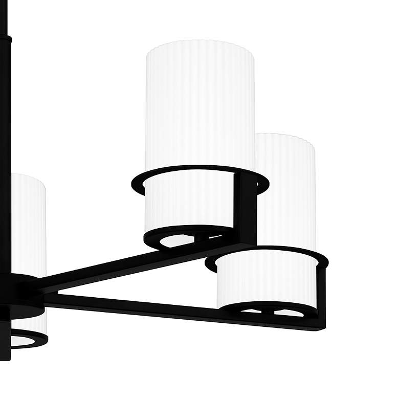 Image 5 Quoizel Seymour 27" Wide 5-Light Modern Matte Black Chandelier more views