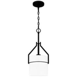 Quoizel Seymour 8 1/2" Wide Matte Black Mini Pendant