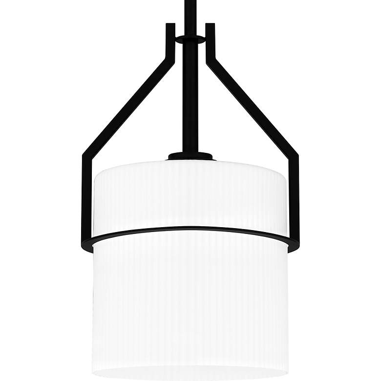 Image 5 Quoizel Seymour 8 1/2" Wide Matte Black Mini Pendant more views